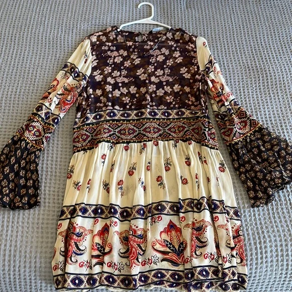 Zara Boho Embroidered Candela Dress